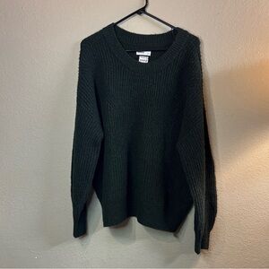 New Sonoma Sweater Women’s Green Crew Neck Long Sleeve Casual Preppy Sz Large